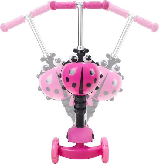 Action One Kids 3-wheel Scooter Seat Smart 3 In 1 Pink