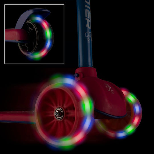 Action One Kids 3-wheel Scooter Lights Prime Pink