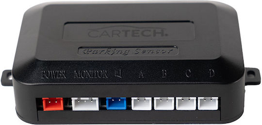 Cartech Car Parking System with Screen and 4 Sensors 22mm in Black Color