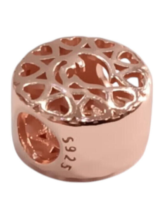 Kalliopi Silver Charm από Ροζ Επιχρυσωμένο Ασήμι Kalliopi Silver Charm από Ροζ Επιχρυσωμένο Ασήμι
