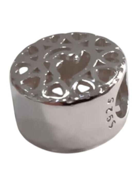 Kalliopi Silver Charm Καρδιά από Ασήμι