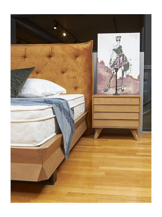 Boston Bett Übergröße Mit Stoff Gold Mit Stauraum Für Die Matratze 160x200cm