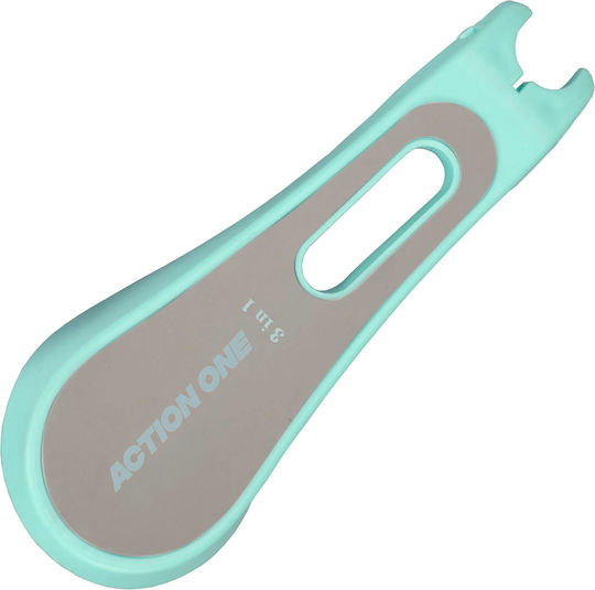 Action One Kinderroller 3-Rad mit Sitz Türkis