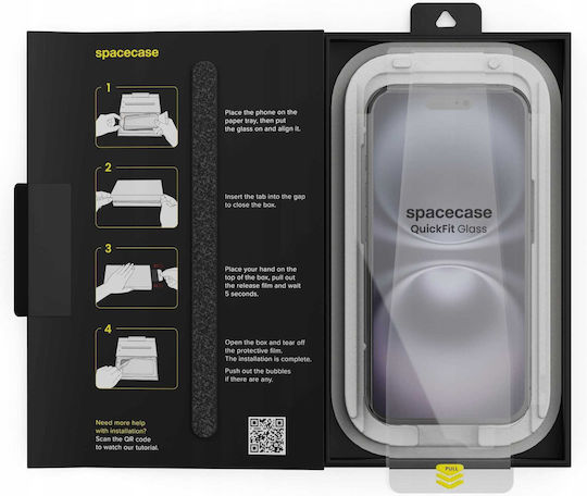 Spacecase 0.33mm Tempered Glass 2τμχ (iPhone 16 )