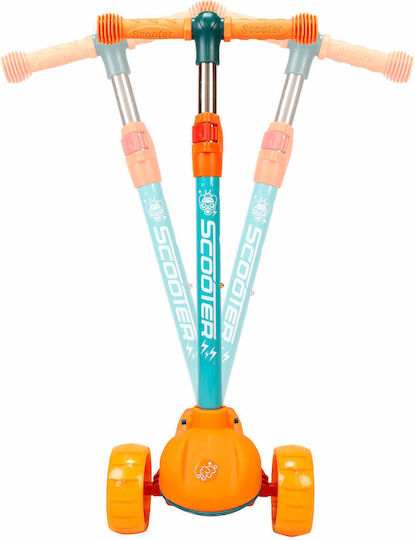 Action One Kids 3-wheel Scooter Lights Prime Orange