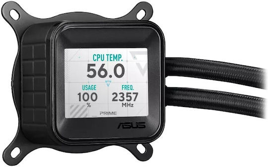 Asus Prime LC 360 ARGB LCD Water Cooling System AIO CPU with 3 120mm Fans