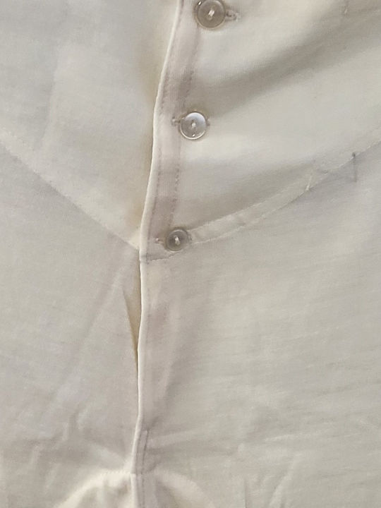 Dedes Pantaloni termici Alb