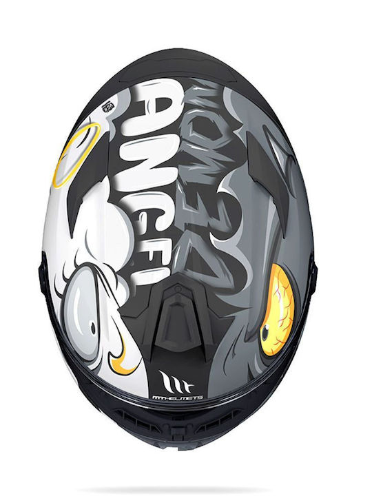 MT Targo S Angeldemon B1 Black Matt Motorcycle Helmet Full Face DOT / ECE 22.06 1450gr