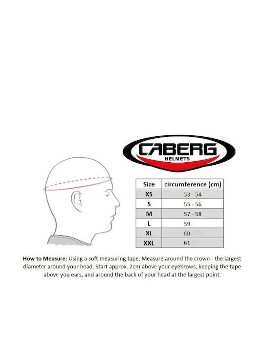 Caberg Drift Evo II Каска За Мотор Full Face ECE 22.06 1450гр с Pinlock и Sunvisor