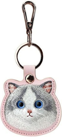 Nimmy Set 3in1 Phone Bag + Wallet + Locator Case Pink Big Eyed Pet 2.0 Cat