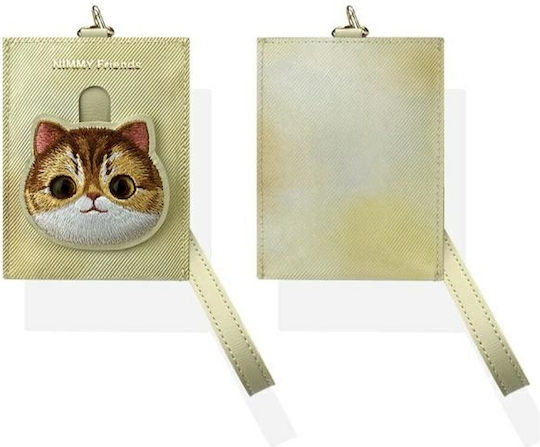 Nimmy Set 3in1 Phone Bag + Wallet + Locator Case Khaki Big Eyed Pet 2.0 Cat