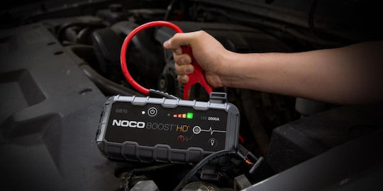 Noco Boost Gb70 Hd Ultrasafe Portable Car Battery Jump Starter 2000A with Power Bank / USB 12V