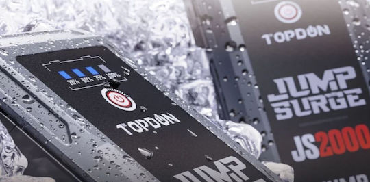 Topdon Φορητός Εκκινητής Μπαταρίας Αυτοκινήτου 16000mAh με Power Bank / USB 12V