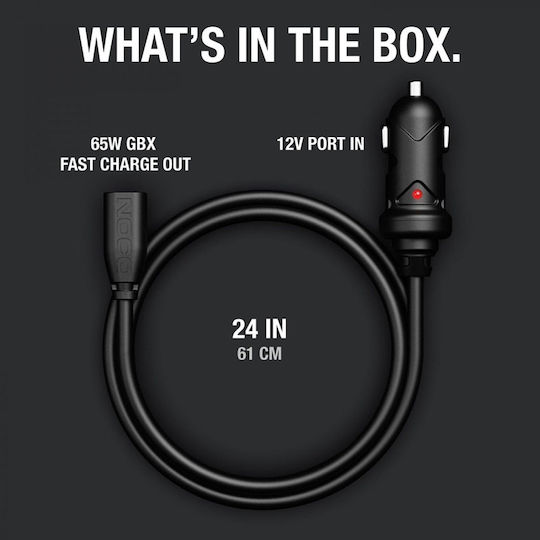 Noco Car Jump Starter Extension Cable Compatible with GBX45 / GBX55 / GBX75 / GBX155 65W