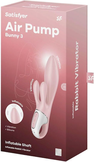 Satisfyer Air Pump Bunny 3 Δονητής Rabbit Ροζ