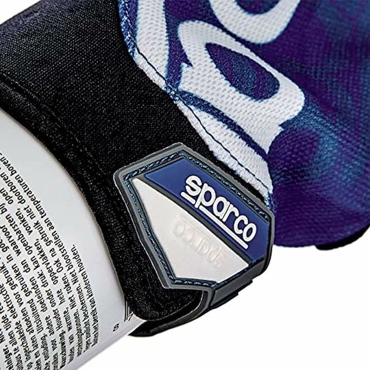 Sparco Meca III Kart Driver Gloves Blue