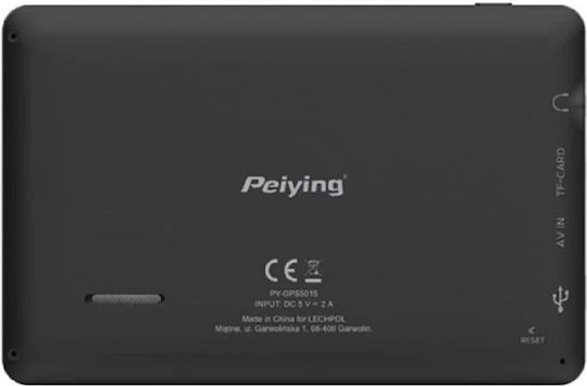 Peiying 5" Display GPS Device with USB and Card Slot