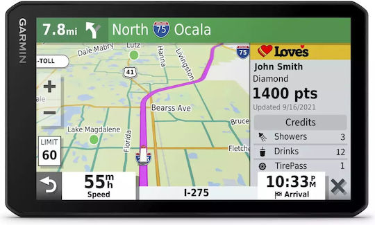 Garmin 7" Display GPS Device with Bluetooth / Wi-Fi and Card Slot