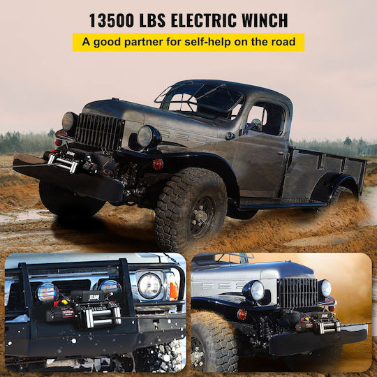 Vevor Elektrisch 4x4 Fahrzeugwinde 12V