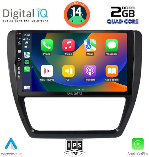 Digital IQ Ηχοσύστημα Αυτοκινήτου για Volkswagen Jetta 2010-2016 (Bluetooth/USB/WiFi/GPS/Apple-Carplay/Android-Auto) με Οθόνη Αφής 10"