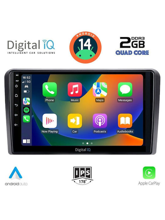 Digital IQ Car Audio System for Honda Jazz 2019 (Bluetooth/USB/WiFi/GPS/Apple-Carplay/Android-Auto) with Touch Screen 10"