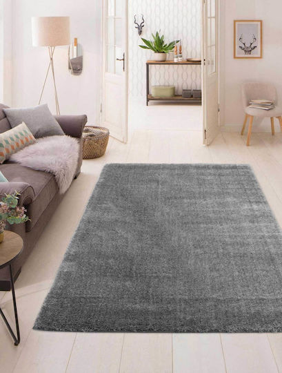 Madi Fuzzio Rug Rectangular Shaggy Grey