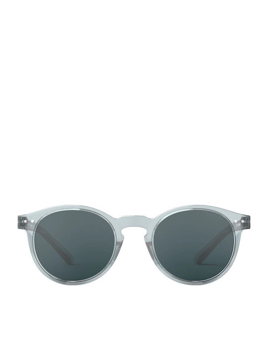 Izipizi #D Unisex Γυαλιά Ηλίου με Μπλε Κοκκάλινο Σκελετό και Μαύρο Φακό