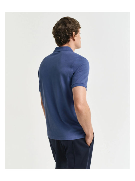 Gant Shield Polo Blouse Dusty Navy