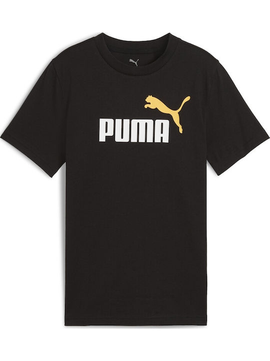 PUMA T-shirt Μαύρο