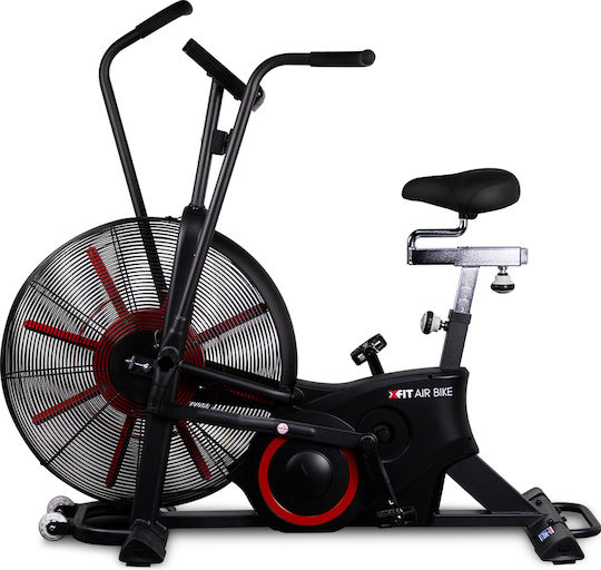 X-FIT Spin Bike with Air Resistance and Wheels