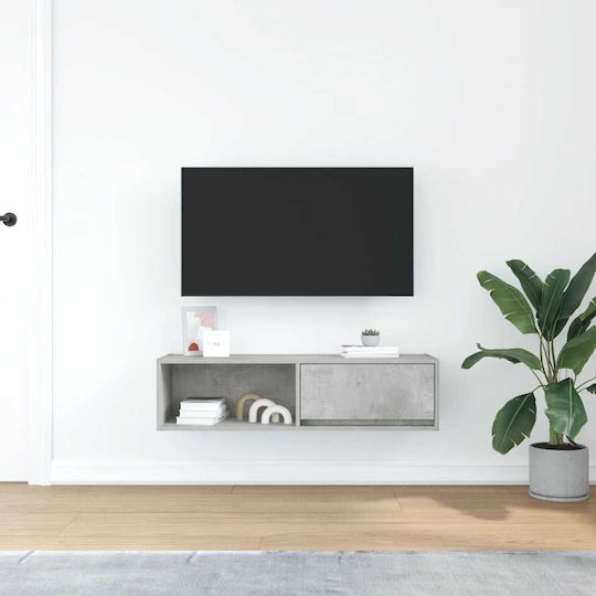 TV-Ständer Grau M100xP31xH25.5cm