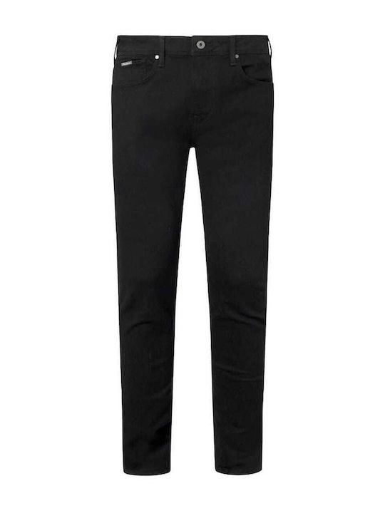 Finsbury Men's Jeans Pants with Skinny Fit Black