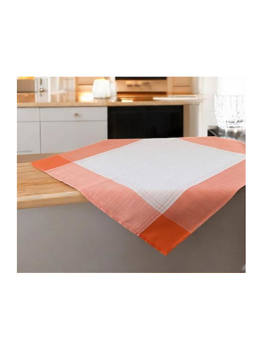 Linea Home Покривка за маса Памучна Fleur Orange 140x180бр