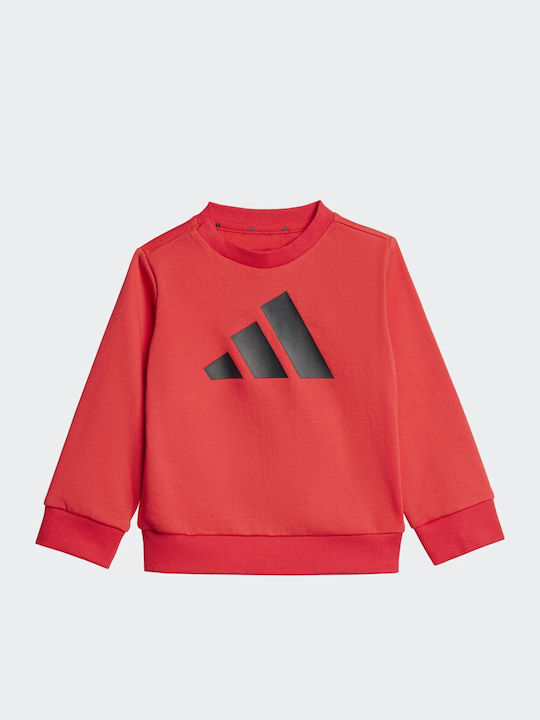Kids Sweatpants Set Red/black 2pcs Essentials