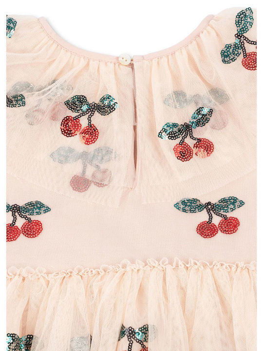 Παιδικό Φόρεμα Αμάνικο Τούλινο Fairy Cherry