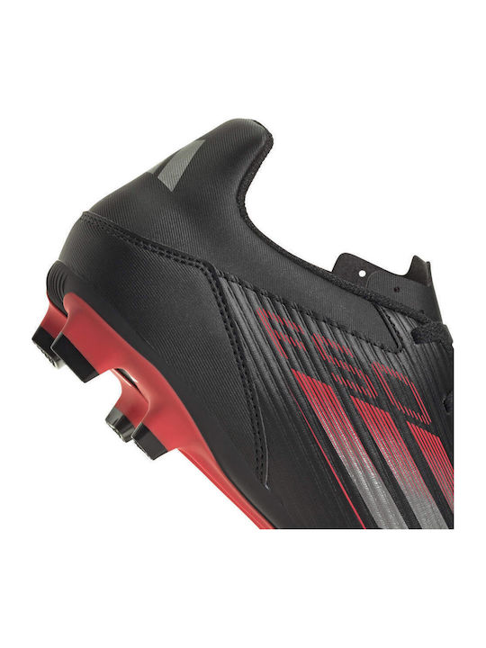 adidas F50 Club Fußballschuhe mit Stollen Schwarz