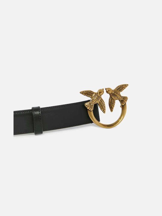 アクセサリーその他 PINKO Woman Belt Beige 100125A0F1 C50Q Love Birds leather belt 3cm PINKO → Shop Online