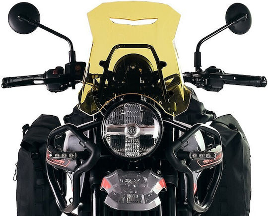 Gelbe Windschutzscheibe GPS-Halterung Royal Enfield Himalayan 450 Unit Garage