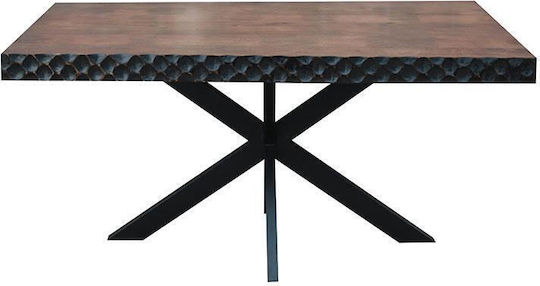 Amrita Τραπεζαρίας Καφέ Χρώμα 180x90x75εκ. Amrita Τραπεζαρίας Καφέ Χρώμα 180x90x75εκ.