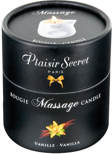 Plaisir Secret Massagekerze mit Duft Vanille 80ml