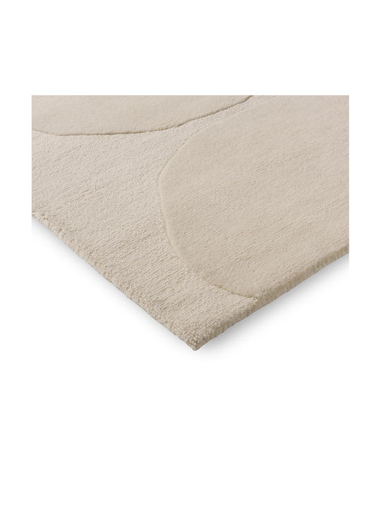 Marimekko Kivet 132501 Lucrat manual Covor Rectangular Alb natural