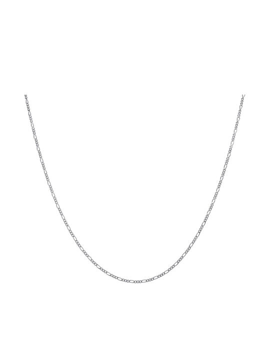 Croma Catene Silver Chain Neck Thin Thickness 1.4mm and Length 60cm