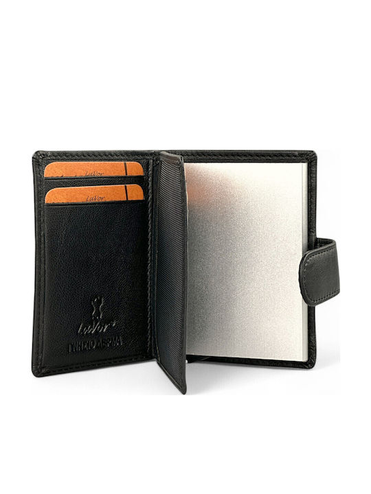 Кожен Мъжки Портфейл с RFID Черен