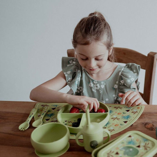 Sassi Junior Children's Silicone Food Bowl Cracky the Dinosaur
