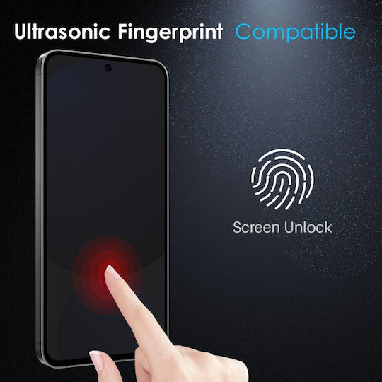 Privacy Tempered Glass Μαύρο (Galaxy S25 )
