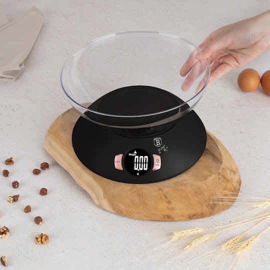 Berlinger Haus Digital Kitchen Scale with Bucket up to 5kg Black