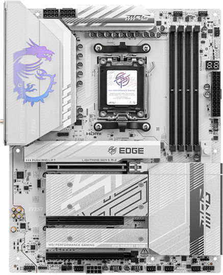 MSI MPG B850 EDGE TI WIFI Motherboard ATX με AMD AM5 Socket 7E62-001R