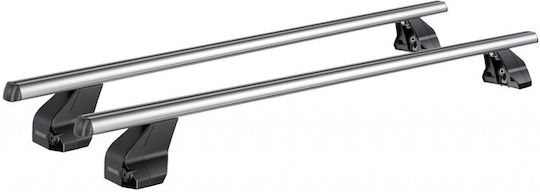 Menabo Bare De Acoperiș Din Aluminiu 112 Cm Pentru Mercedes-Benz Citan 5D 2012+ Set Cu Picioare Argintii