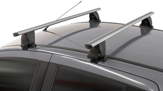 Menabo Bare De Acoperiș Din Aluminiu 137 Cm Pentru Citroen DS4 5D 2011-2015 Set Cu Picioare Argintii