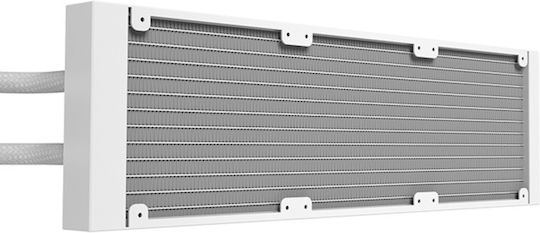 Geometric Future Eskimo Pro 36 Water Cooling System AIO CPU With 3 Fans 120mm And ARGB Lighting White